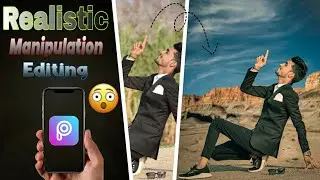 PicsArt Realistic manipulation editing tutorial in mobile | How to change realistic background
