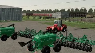🔴✅ FS19 СХПК Новгородовка/К-744Р2,К-701 - 9.7 ПК КУЗБАСС/5-д посевной.Отцепил бочку культивирую