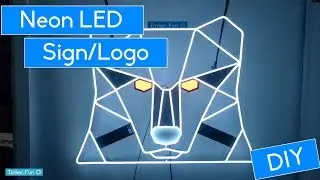 DIY - Build a Neon LED Logo - Flexible Silicon LED Stripe