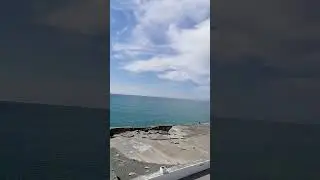 Релаксирующий шум морского прибоя, морских волн Чёрного моря в Адлере