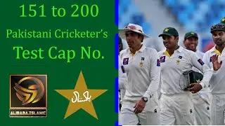 Cricket - Pakistan Test Cricket players with Cap No 151 to 200 - Alibaba.Sportz