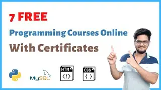7 FREE Programming Courses Online With Certificates | Free Coding Courses For Beginners