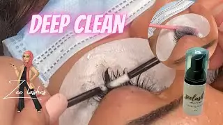SATISFYING LASH CLEANING🧼 | HOW TO, tips & tricks| ZEELASHES
