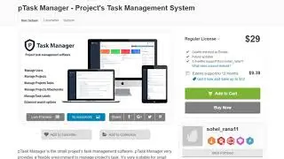 Free Download pTask Manager   Project's Task Management System