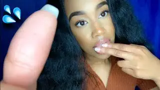 ASMR Spit Painting You P3 💦🎨 Up Close Personal Attention ASMR