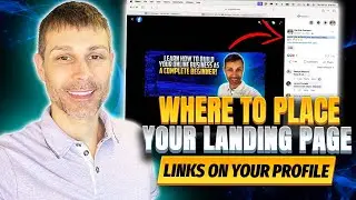 Where to place your landing page links on your profile