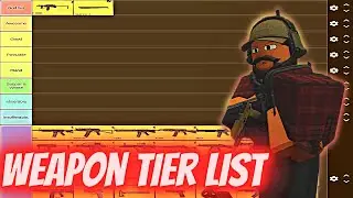 Blackhawk Rescue Mission 5 | The ULTIMATE WEAPON TIER LIST | Roblox