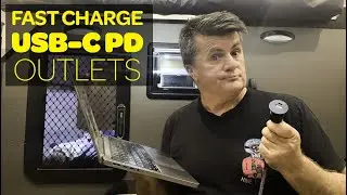 Upgrading the Camper to fast charge USB-C PD outlets // Laptop Charging Offgrid // NO INVERTER