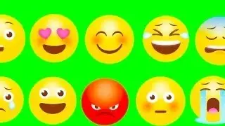 #greenscreen#Animatedemojis ANIMATED EMOJIS GREEN SCREEN VIDEO .Top 1/10 EMOJIS