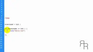 PHP tutorial (if statement and else statement)