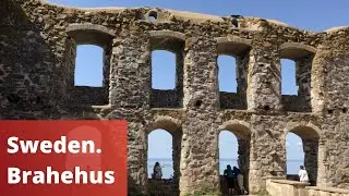 По дорогам Скандинавии. Sweden Brahehus castle | Парковка на дороге Е4. Швеция. Брахехус Parking E4