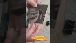 Lumen printing using expired #ilford papers