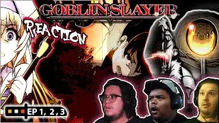 GOBLIN SLAYER EPISODE 1, 2 & 3 FULL REACTION | CRAZY AF!