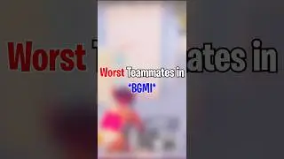 *WORST* Teammate in BGMI🤬 #shorts #youtubeshorts #pubgmobile