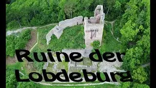 Rundflug Jena-Lobeda zur Ruine der Lobdeburg, Tunnel und Park