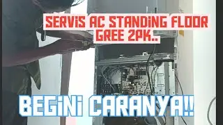 Servis AC Standing floor GREE 2PK