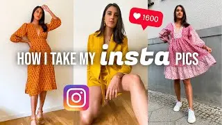 How I take my own Instagram pics at home + edit on phone  📸