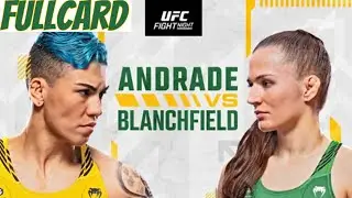 UFC Fight Night Andrade vs Blanchfield FULL CARD Prediction and Breakdown