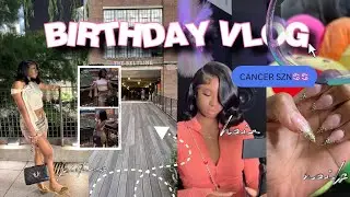 17th BDAY VLOG + MAINTENANCE | hair, nails, lashes, + senior pictures | 