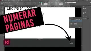 Adobe Indesign. Numeración de páginas facil.