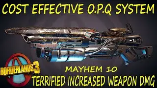 BL3 - LVL 65 - Cost Effective O P Q System - Terrified - Increased Dmg   Mayhem 10