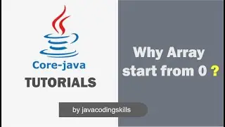 Why array start from zero?