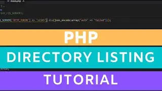 PHP directory listing tutorial