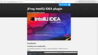 [Screencast] Intro to JFrog IntelliJ IDEA plugin 1.0