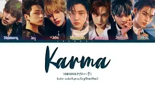 ENHYPEN (엔하이픈) KARMA (Color Coded Lyrics)