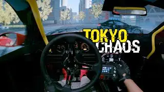 WILD 350z Drifts TOKYO Streets in Assetto Corsa | Fanatec CSL DD