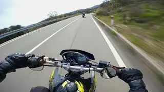 Chasing HONDA CB500 Part 3 | YAMAHA XT660X + AKRAPOVIČ