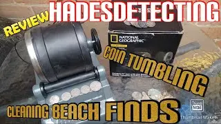Barrelling/Tumbling my Beach finds...Coins and Silver
