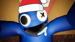 Новогодний выпуск!!! Игра с друзьями!! Rainbow Friends Roblox!!!