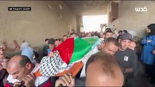 جانب من وداع وتشييع الشبان الذين ارتقوا في 