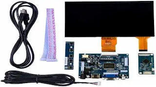 GeeekPi 7 Inch 1024x600 Capacitive Touch Screen LCD Display HDMI Monitor DIY Kit for Raspberry Pi