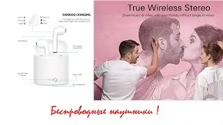 I7s TWS wireless earbuds with aliexpress