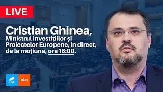 Dezbaterea moțiunii inițiate de PSD împotriva ministrului Cristian Ghinea.
