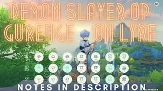 Demon Slayer OP on Genshin Lyre
