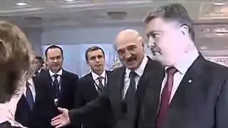 Изменился в лице  Как Порошенко встретил Путина в Минске  Мимика Порошенка при рукопожатии