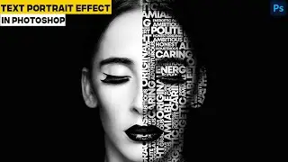 How to Create Text portrait Effect in Adobe Photoshop