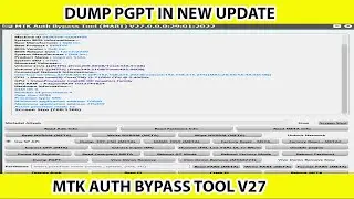 How to use Auth Bypass Tool || Dump PGPT Kaise use Kare || MTK Auth Bypass kare kare || Sonku Tech