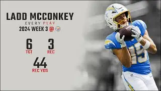 Ladd McConkey Week 3 Replay: Every Target and Catch @ Pittsburgh Steelers