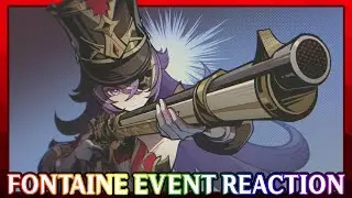 Fire Animation! Fontaine Event Cutscene Reaction 