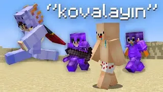 Sadece ÇOCUKLARA Özel Minecraft Sunucusunda SAVAŞ BAŞLATTIM - Full Hikaye