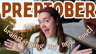 preptober vlog | brainstorming a new novel and a haunted computer? #writingvlog