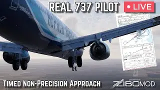 Real 737 Pilot LIVE | ZIBO MOD (v4.2) Test Flight | Timed NPA into Odense | X-Plane 12