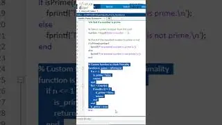 Identify prime numbers in MATLAB #Shorts