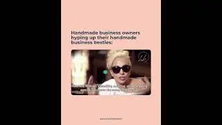 I will *always* hype up my handmade business besties 🎉