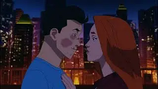 Invincible and Atom Eve Finally Kiss