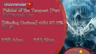 Gouvender🇻🇳. Painter of the Tempest (Part II): Triptych Lux [Blinding Horizon] +NM 97.11% FC #2